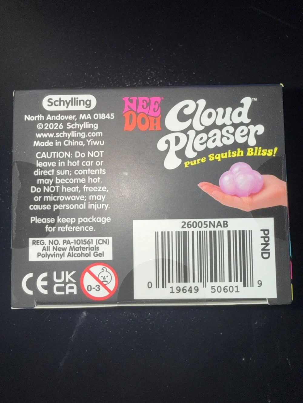 Nee Doh Cloud Pleaser Soft Squish Kids Toy - Purple